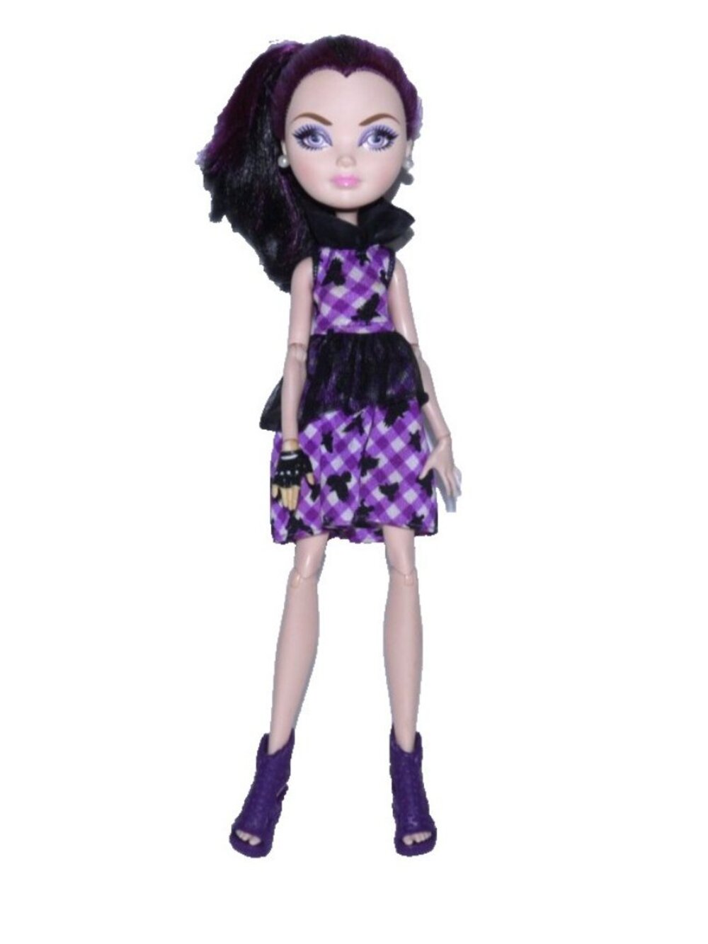 Ever After High Raven Queen Enchanted Picnic 10" doll hair was cut Mattel 2012